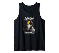 Silence Is Threatened Be The Voice Arte Pinguino Canotta