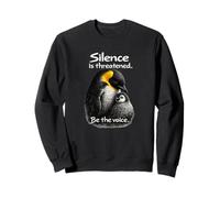 Silence Is Threatened Be The Voice Arte Pinguino Felpa