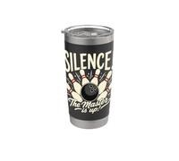 Silence The Master Is Up - Set di birilli da bowling Bicchiere termico in acciaio inox doppia parete