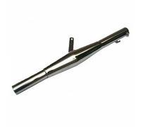 Silencer Scarico Royal Enfield Bullet Electra 500 Cromato Acciaio Short Rocket