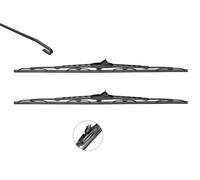 VALEO Silencio Tergicristalli VM202 Kit di Spazzole Tergicristallo Convenzionali con Ottime Prestazioni di Tergitura con Spruzzatori 650mm/450mm Anteriore Confezione da 2 574161