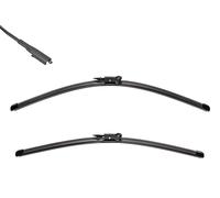 VALEO Silencio Tergicristalli VF839 Kit di Spazzole tergicristallo originali Flat Blade ad Alte Prestazioni, Maggior Visibilità su Strada 650mm/380mm Anteriore Confezione da 2 577839