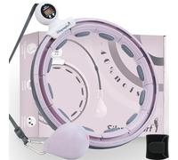 Silencomfort hula hoop fitness dimagrante, Silenzio Smart Hula Hoop, ulaop con peso palla, Intelligente Professionale, 16 Nodi, Non Cade Mai, per adulti e principianti