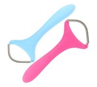 SILENRADAWN 2 pezzi Epilatore Facciale Manuale Donna in Inossidabile con Molla Portatile per Rimozione Peluria Viso e Baffetti Strumento Sicuro e Indolore per Depilazione Casa