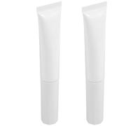 SILENRADAWN 2 Pezzi Tubi Cosmetici da Viaggio 15ml con Applicatore Floccato, Flaconi Vuoti Ricaricabili Resistenti a Perdite, Contenitori Portatili per Fondotinta e Correttore per Uso