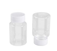 SILENRADAWN 20 Bottiglie in Plastica Pet da 80ml Tappo a Vite per Uso Domestico e Sperimentale, Contenitori Riutilizzabili per Liquidi e Compresse, Pratici e Trasparenti