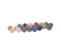 SILENRADAWN 20 Pietre Diffusore di Oli Essenziali in Roccia Vulcanica Riutilizzabile per Aromaterapia Casa Yoga e Spazi Viventi Diffusore Portatile Colore Casuale