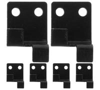 SILENRADAWN 6 Pezzi Ganci per Pareti in Cemento in Acciaio Inox per Esposizione Piastrelle e Clip per Specchio senza Cornice, Supporti da Parete Stabili e Resistenti per Appendere Codici