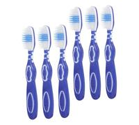 SILENRADAWN 6 pezzi Spazzolini Piccoli per Uso Carcerario Manico Morbido e Testina Media Mini Spazzolini Compatti per Igiene Orale Sicura in Centri di Recupero e Prigioni