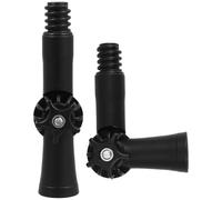 SILENRADAWN Adattatore Angolare per Asta di Prolunga 2 Pezzi Snodo Girevole Regolabile e Rotazione 360 Gradi, per Strumenti di Pulizia Domestici, 18 MM