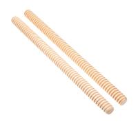 SILENRADAWN Bastoncini Ritmici per Strumenti Musicali 2 Pezzi in Materiale Sintetico Color Kaki Forma Arrotondata per Adulti e Ragazzo Ragazza, Accessori Sicuri per Migliorare Senso del Ritmo