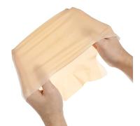 SILENRADAWN Calotta Calva in Lattice Elastico Resistente Colore Carne, Berretto Calvo per Costume da Uomo, Accessorio per Parrucca e Trucco Teatrale Adatto per Halloween e Rappresentazioni