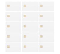 SILENRADAWN Carte Ic Bianche in Pvc 16k Memoria 15 Pezzi per Controllo Accessi Porte Aziendali e Comunità con Chip ad Alte Prestazioni