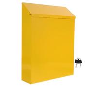 SILENRADAWN Cassetta Postale in Ferro Stile Europeo Serratura e Chiave, Resistente per Esterno, per Casa e Ufficio, Design Creativo e Funzionale