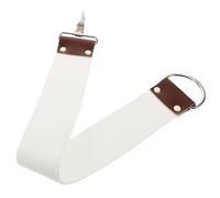 SILENRADAWN Cinghia per Rasoio in Tela a Doppio Strato Beige, Leggera e Portatile, Accessorio per Affilare Rasoi da Barba Dritti in Barberia in Viaggio