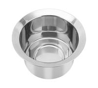 SILENRADAWN Contenitore per Stoccaggio Olio in Acciaio Inossidabile Olio Domestico da 4,5l, Resistente Ciotola Multifunzione per Cucina e Cottura