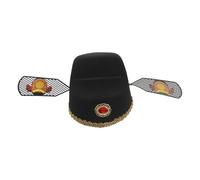 SILENRADAWN Copricapo Cinese Tradizionale da Imperatore per Cosplay e Spettacoli Teatrali, Cappello Creativo per Feste e Carnevali, Accessorio Scenico Vestibilità Comoda, Colore Casuale