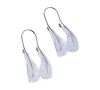 SILENRADAWN Correttore Naso in Silicone per Modellare e Sollevare Ponte Nasale, Clip Invisibile per Naso Diritto e Naturale, 2 Pezzi per Uso Quotidiano
