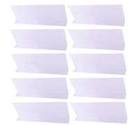 SILENRADAWN Divisori Separazione Angolo Design Pezzi Scaffali per in e 10 Acrilico Retto 90° Classificazione Merci in Supermercati e Negozi Alimentari