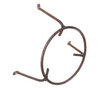 SILENRADAWN Griglia per Pentole Supporto Wok Fondo Tondo e Braciere in Metallo per Uso Esterno e Cucina da Campeggio