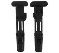 SILENRADAWN Inserti Guida Poggiatesta Auto in Plastica Meccanismo di Bloccaggio Regolabile, Compatibili Sedili da 12,7 Mm, Set da 2 Pezzi per Migliorare Stabilità e Comfort di Guida