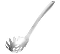 SILENRADAWN Mestolo per Spaghetti in Acciaio Inossidabile 38cm Denti per Servire e Scolare Pasta Utensile da Cucina per Alimentari e Ristoranti