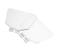 SILENRADAWN Occhiali di Protezione per Smerigliatrice 2 Pezzi in Plastico Trasparente Resistenti al Calore per Uso Domestico e Levigatura da Banco