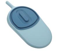 SILENRADAWN Padella per Anziani Reclinata con Coperchio in Pp Blu, Orinatoio Portatile per Donne e Uomini, Ausilio Sanitario per Pazienti a Letto e Uso Domestico Contro Fuoriuscite e Odori