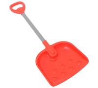 SILENRADAWN Pala da Neve in Plastica Rossa, Design Grande e Portatile, Multifunzionale e Facile da Usare per Giochi All'aperto sulla Spiaggia e Neve