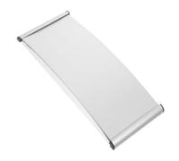 SILENRADAWN Piastra Porta Ingresso in Alluminio Argento per Ufficio e Stanze Domestiche, Targhetta Versatile per Incisione e Uso Fai-da-te, Design Elegante e Moderno