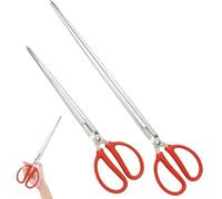 SILENRADAWN Pinze Lunghe Dritte in Acciaio Resistente 2 Pezzi per Anguille Granchi e Rifiuti Strumento Multifunzione per Raccolta Spazzatura e Pesca All’Aperto Adatte per Campeggio