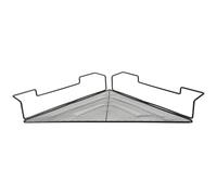 SILENRADAWN Portafiori Angolare in Ferro Battuto Nero con Supporto per Vaso da Balcone Scaffale Decorativo Salvaspazio per Ufficio e Casa Struttura Robusta e Stabile per Esposizione Piante