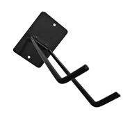 SILENRADAWN Portattrezzi da Giardino da Parete in Ferro Nero per Garage | Adatto a Scope e Tubazioni, per Rimessa e Capanno, Design Versatile Ganci da Muro