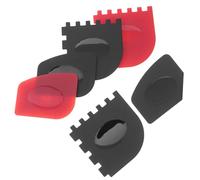 SILENRADAWN Raschietti in PC Flessibili e Riutilizzabili per Pulizia Pentole in Ghisa e Grill Pan Set 6 Pezzi Utensili da Cucina per Uso in Cucina