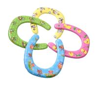 SILENRADAWN Riduttore per Wc Imbottito Antiscivolo Maniglie, Set da 4 Pezzi Compatibile la Maggior Parte dei Water per Addestramento Vasino Domestico Colore Casuale