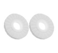 SILENRADAWN Ruota Bianco per Bordatrice Automatica, 2 Pezzi Strati, Facile da Mantenere, Accessori Professionali per Levigatrice e Lucidatrice