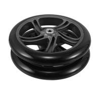 SILENRADAWN Ruote in PU Antiscivolo per Sedia a Rotelle 8 Pollici 200Mm Set da 2 Pezzi Pneumatici Silenziosi e Resistenti per Deambulatori e Sedie a Rotelle Manuali Sostituzione Rapida per