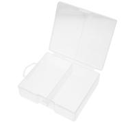 SILENRADAWN Scatola Porta Batterie Aa Organizer Compatto e Salvaspazio in Plastica Trasparente per 24 Pezzi per Conservare Batterie Sicure e Asciutte Ovunque tu Sia