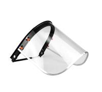 SILENRADAWN Scudo Protettivo Trasparente per Viso in Pvc e Lega di Alluminio, Leggero e Resistente, Protezione Completa per Lavori di Taglio Casco di Sicurezza Colore Casuale