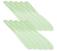 SILENRADAWN Set 10 Pezzi Spatole per Mescolare Trucco in Silicone, Strumenti Multifunzione per Cosmetici Viso, Miscelatore per Fondotinta e Creme, Pratico per Uso Domestico e Riutilizzabile