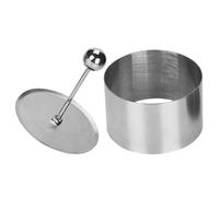SILENRADAWN Stampo per Tiramisu in Acciaio Inox 304 Argento, Facile da Pulire, Versatile per Dolci e Piatti Freddi, per Cucina Fai da Te e Dessert