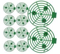SILENRADAWN Supporti Sostenitore per di Pezzi Fragole Piante in 10 Plastica Verde Creativo Giardinaggio Frutti per Orto e Giardino