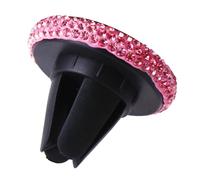 SILENRADAWN Supporto Cellulare Auto Magnetico Rosa Strass, Rotazione 360 Gradi e Stabile su Strada Accidentata, Accessorio Pratico per Uso in Auto