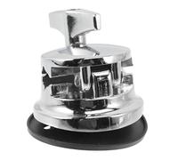 SILENRADAWN Supporto per Gamba Batteria in Lega di Zinco, Base Resistente e Compatta per Tamburo, Accessori per Strumenti a Percussione per Esibizioni Live