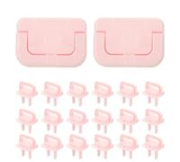 SILENRADAWN Tappi per Prese Elettriche 30 Pezzi Rosa in Pp Facili da Installare Design Carino la Sicurezza e Protezione delle Prese