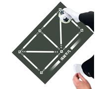 Silent Ball Mastery Trainer in gomma, 23,62 x 35,43 pollici, per allenamento di calcio e allenamento