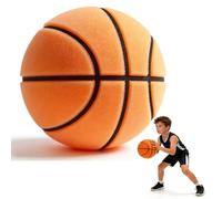 Silent Basketball 2026 Upgraded Version Dribbling Indoor,Misura 7 (24 cm/9,4 pollici), Silent Basketball, Improved Quiet Airless Foam, Palla in schiuma per l'allenamento in stanza, Lightweight