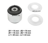 Silent-Bloc tassello appoggio cabina Adatto a Stralis EuroTech Cursor 504008198