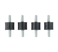 Silent Block - Tampone in gomma per m6 per montaggio motore silenzioso (M8) | per compatibilità M6, design ammortizzante, protegge l'attrezzatura, anima in metallo, facile da installare