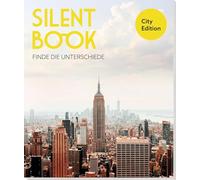 Silent Book - Finde die Unterschiede: City Edition | 30 knifflige Bilderrätsel für Erwachsene | Suchbilder Städte | hochwertig ausgestattet